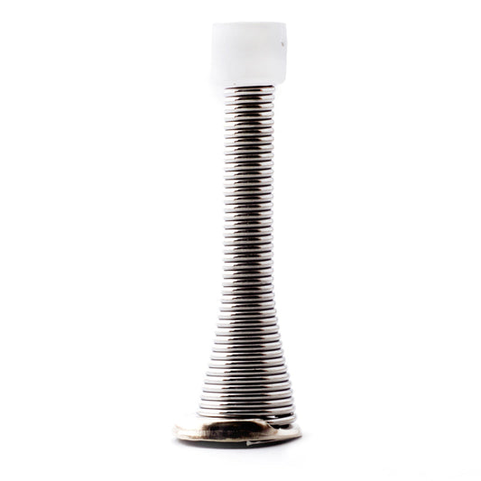 Spring Door Stop Silver 5 Pack