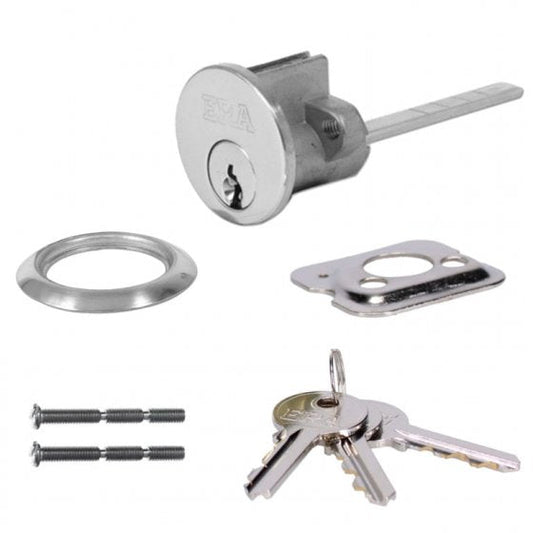 5 PIN Night Latch CYLINDER NICKEL