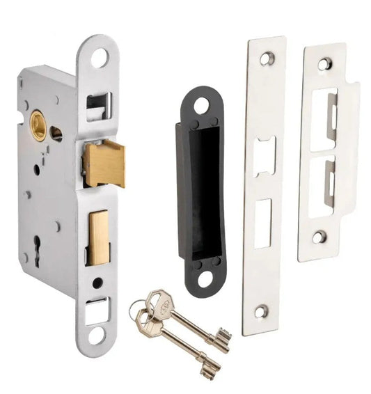 ERA - 3 LEVER SASHLOCK CHROME 63mm.