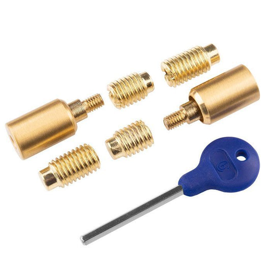 Sash Window Screw Locks Brass