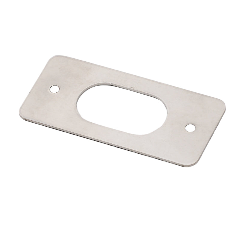UE2/2H/SS OVAL ESCUTCHEONS