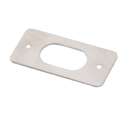 UE2/2H/SS OVAL ESCUTCHEONS