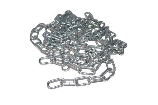 Bright Steel Chain 4mm x 26mm x 2.5m