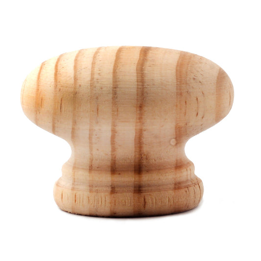 Round Wooden Knob 25mm 1pc