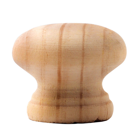 Round Wooden Knob 30mm 1pc