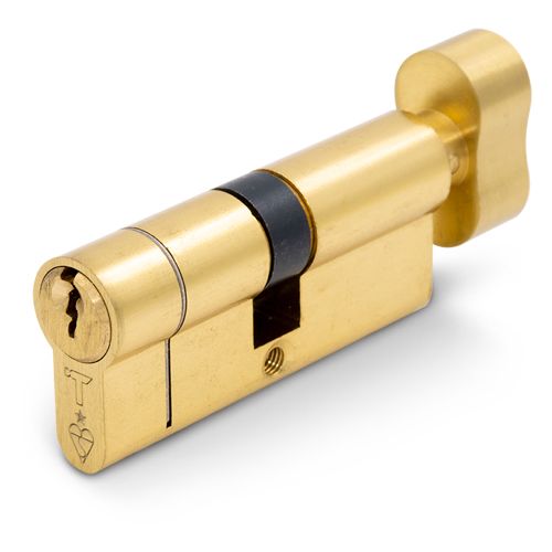 Euro Double Thumbturn Cylinder 30 - 30T (70) Brass