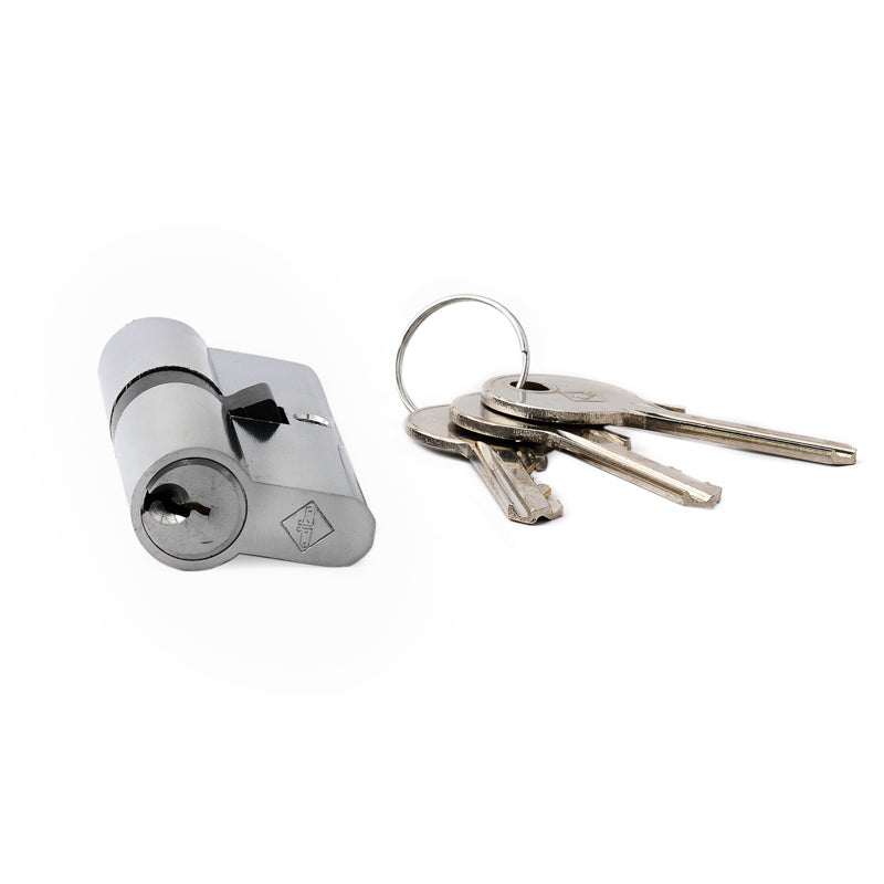 Double Euro Cylinder 30-30mm (70) Satin Chrome