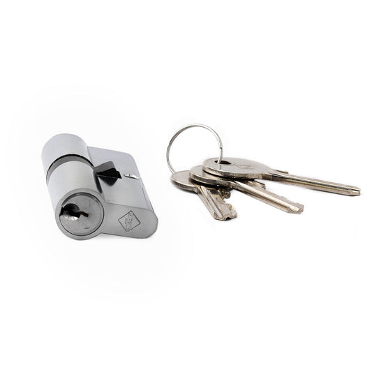 Double Euro Cylinder 30-30mm (70) Satin Chrome