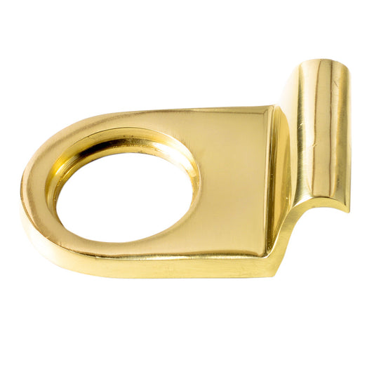 Cylinder Pull Polished Brass
