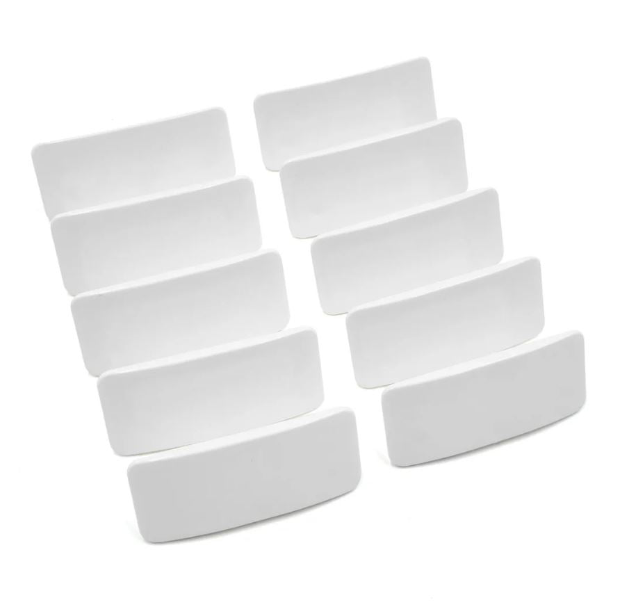 Securistyle Virage Striker Plate Wedge  - White, 3mm