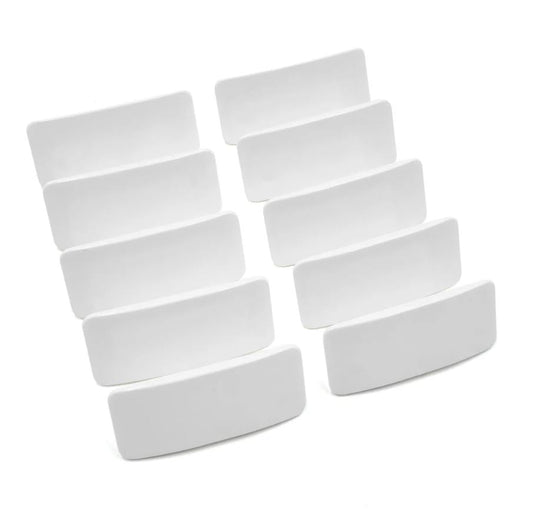 Securistyle Virage Striker Plate Wedge  - White, 3mm