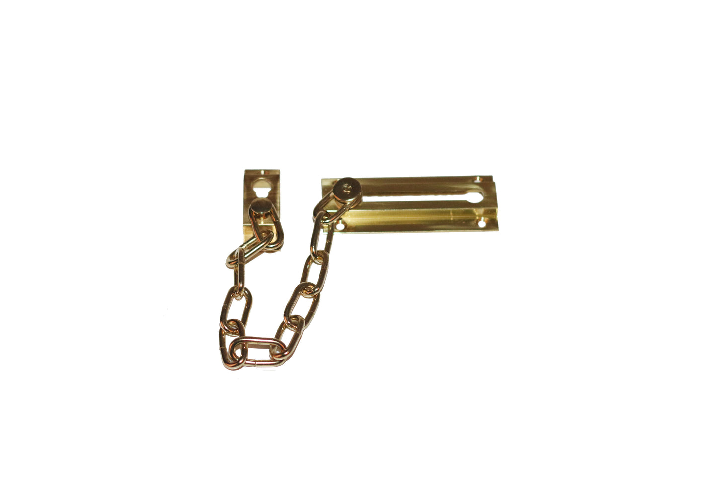 Door Bolt with Chain Brass Plated