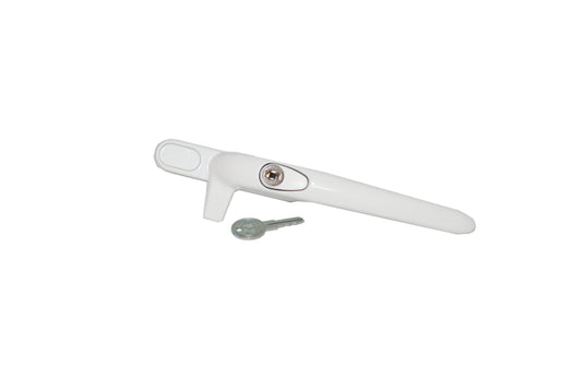 Avocet Cockspur Window Handle (White) - Right, 9mm