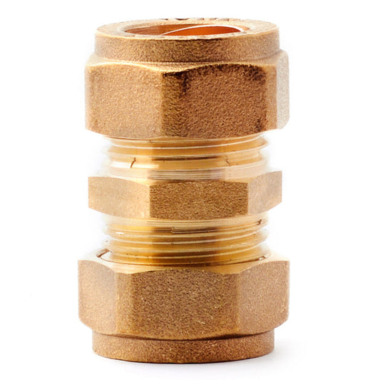 Compression Straight Coupler 15mm