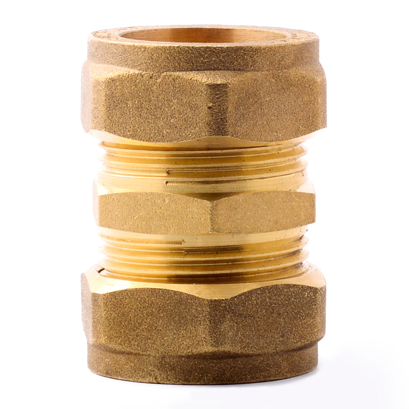 Compression straight coupler 22mm