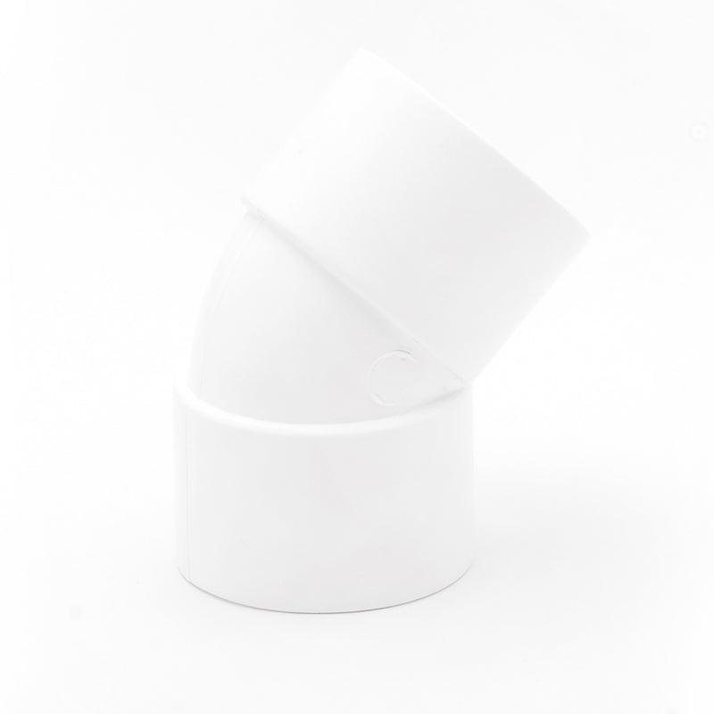 Solvent weld bend 135  32mm white