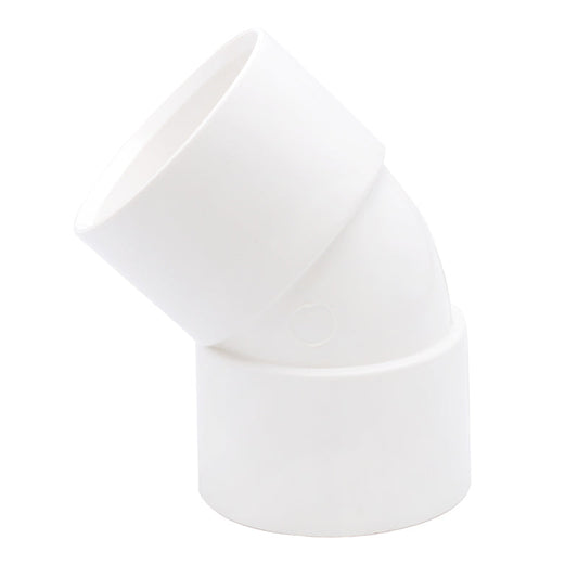 Solvent weld bend 135  40mm white