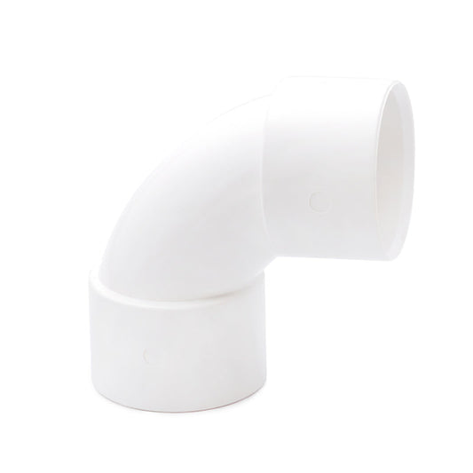 Solvent weld bend 92.5° 40mm white
