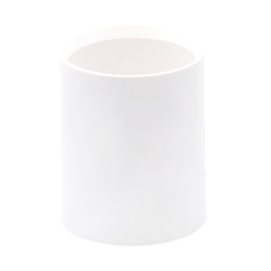 Solvent weld straight coupling 40mm white