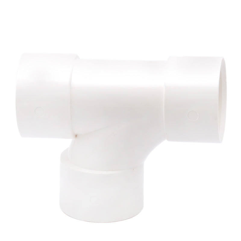 Solvent weld tee 40mm white