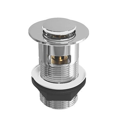 60mm Slotted Basin Waste Push Button