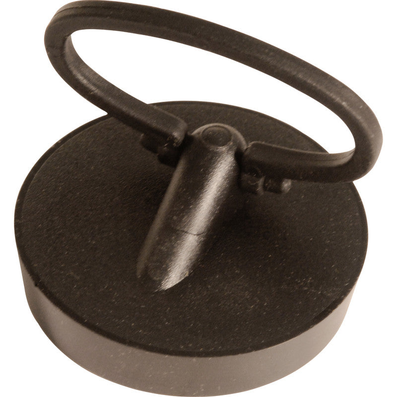 McAlpine black pvc plug & handle 1 1/4"