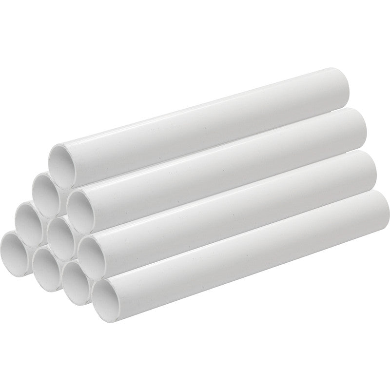 21.5mm Solvent weld pvc overflow pipe x 1m