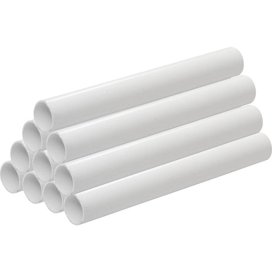 21.5mm Solvent weld pvc overflow pipe x 1m