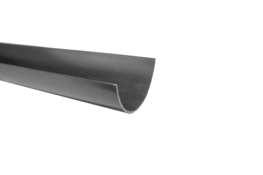 112mm Falf Round Gutter Black 1m