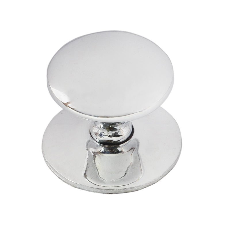 Victorian Metal Chrome Knob 32mm 1pc