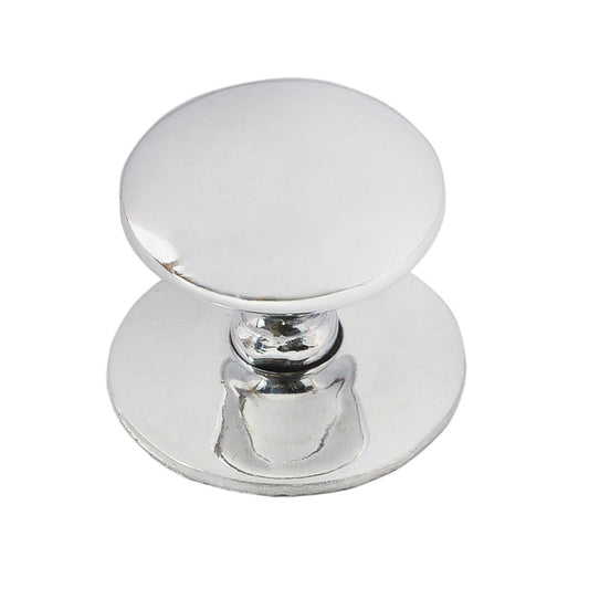 Victorian Metal Chrome Knob 32mm 1pc