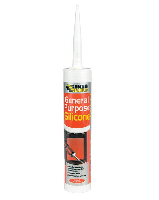 Multi purpose silicone sealant. (White)