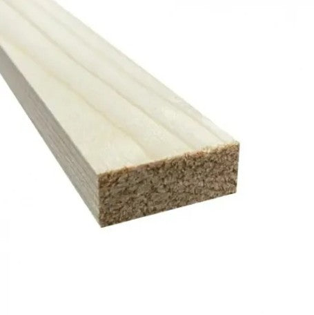 50 x 25mm Planed Timber Softwood P.A.R (2'' x 1'') X 1M
