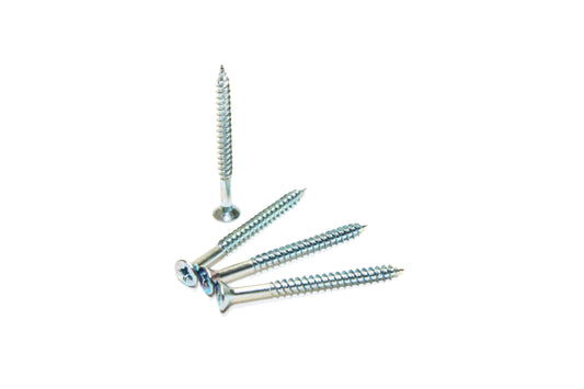 Twin Thread Countersunk Pozi Screws 4.0 x 50mm - 200 Pack