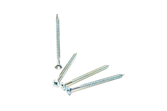 Twin Thread Countersunk Pozi Screws 4.0 x 65mm - 200 Pack