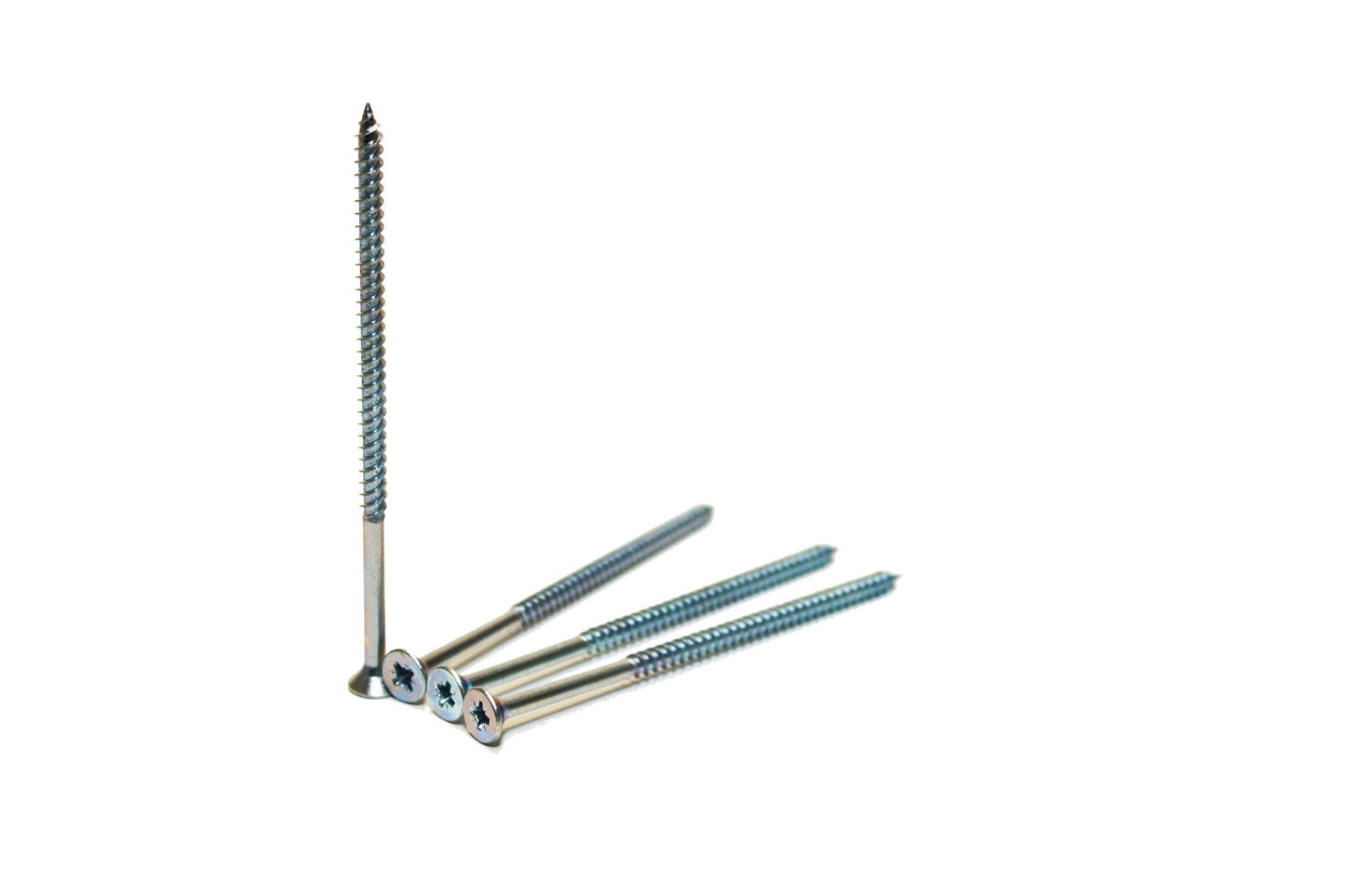 Twin Thread Countersunk Pozi Screws 5.0 x 100mm - 100 Pack