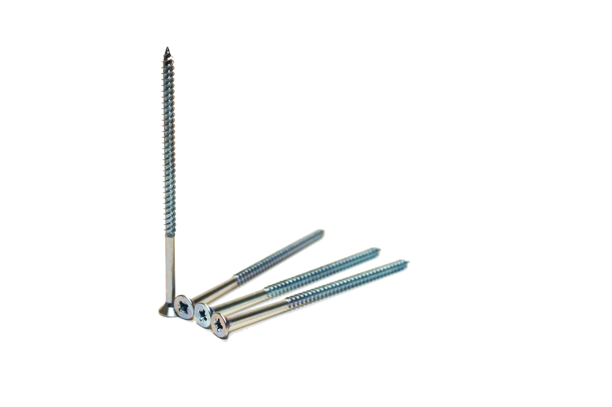 Twin Thread Countersunk Pozi Screws 5.0 x 100mm - 100 Pack