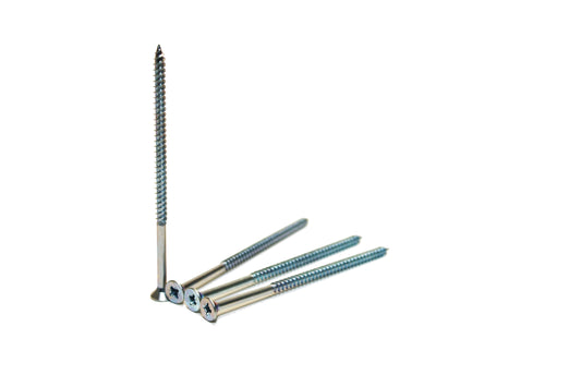 Twin Thread Countersunk Pozi Screws 5.0 x 100mm - 100 Pack