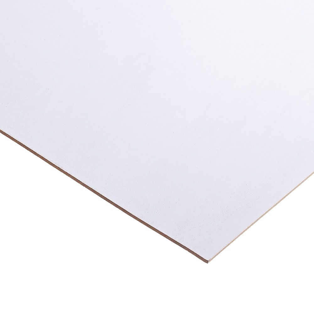 BATH PANEL  - WHITE FACED HARDBOARD 600 x 800mm x 3.2MM