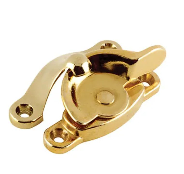 Budget Zinc Cast Fitch Fastener -60mm-Brass Plated