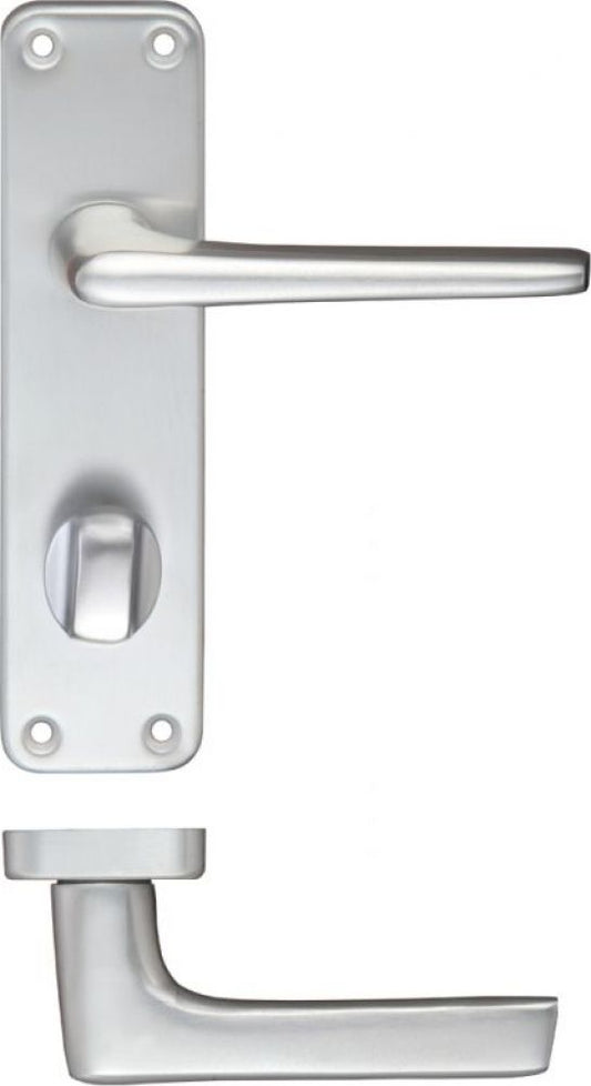 Aluminium Lever Handle Door Bathroom Set
