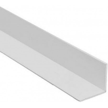 Plastic Angle Trim 20mm x 20mm x 1.5mm x 3m