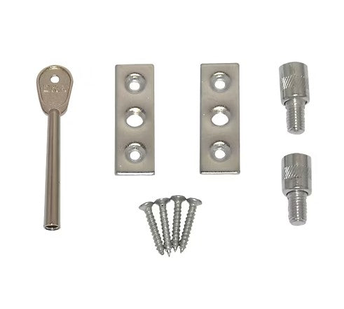 Sash Stops Satin Chrome