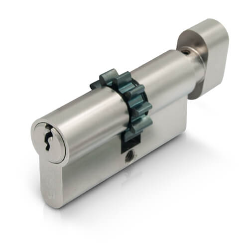 Tooth Cog Cam Euro Key & Turn Cylinder 30-30mm (70)