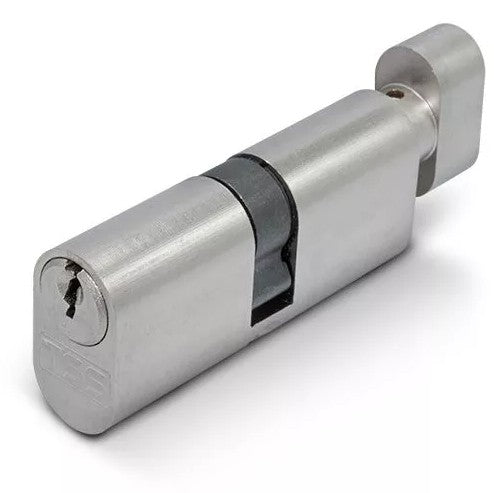 Oval Key & Turn Cylinder 25-25mm (60)