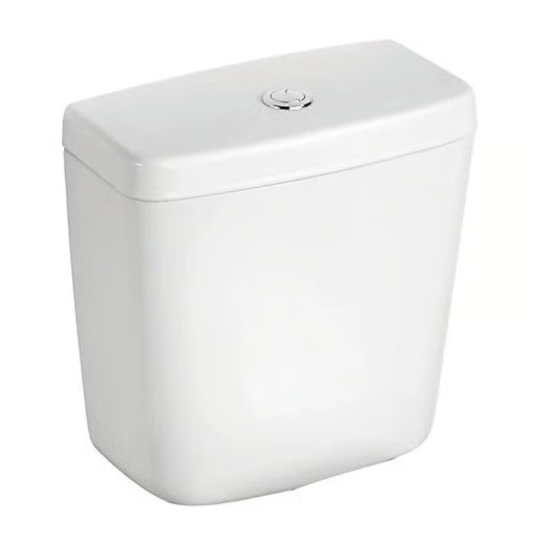 Replacement Toilet Cistern Only Close Coupled Dual Flush Ceramic WC White