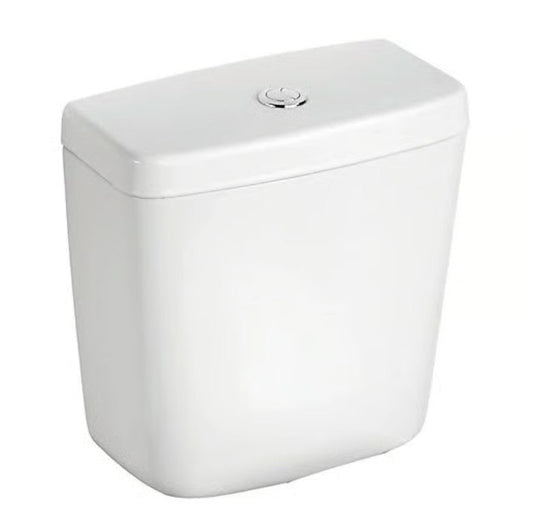 Replacement Toilet Cistern Only Close Coupled Dual Flush Ceramic WC White