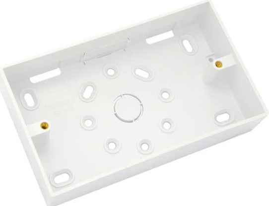 45m 2 Gang Surface Box PVC