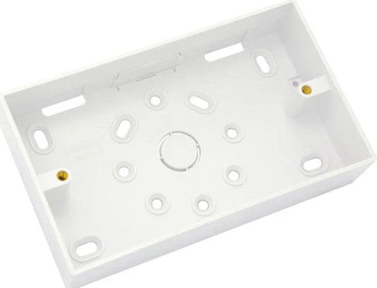 45m 2 Gang Surface Box PVC