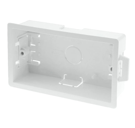 Dry Lining Plasterboard Box 2 Gang 35mm ABS 1pc